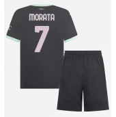 AC Milan Alvaro Morata #7 Derde tenue voor kinderen 2024-25 Korte Mouwen (+ broek)