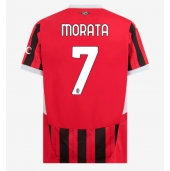 AC Milan Alvaro Morata #7 Thuis tenue 2024-25 Korte Mouwen