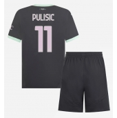 AC Milan Christian Pulisic #11 Derde tenue voor kinderen 2024-25 Korte Mouwen (+ broek)