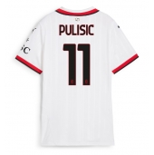 AC Milan Christian Pulisic #11 Uit tenue voor Dames 2024-25 Korte Mouwen