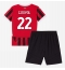 AC Milan Emerson Royal #22 Thuis tenue voor kinderen 2024-25 Korte Mouwen (+ broek)