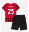 AC Milan Fikayo Tomori #23 Thuis tenue voor kinderen 2024-25 Korte Mouwen (+ broek)