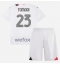 AC Milan Fikayo Tomori #23 Uit tenue voor kinderen 2023-24 Korte Mouwen (+ broek)