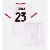 AC Milan Fikayo Tomori #23 Uit tenue voor kinderen 2024-25 Korte Mouwen (+ broek)