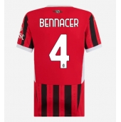 AC Milan Ismael Bennacer #4 Thuis tenue voor Dames 2024-25 Korte Mouwen