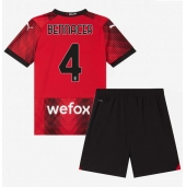 AC Milan Ismael Bennacer #4 Thuis tenue voor kinderen 2023-24 Korte Mouwen (+ broek)