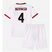 AC Milan Ismael Bennacer #4 Uit tenue voor kinderen 2024-25 Korte Mouwen (+ broek)