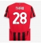 AC Milan Malick Thiaw #28 Thuis tenue 2024-25 Korte Mouwen