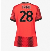 AC Milan Malick Thiaw #28 Thuis tenue voor Dames 2023-24 Korte Mouwen