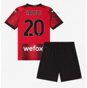 AC Milan Pierre Kalulu #20 Thuis tenue voor kinderen 2023-24 Korte Mouwen (+ broek)