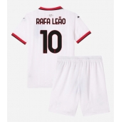 AC Milan Rafael Leao #10 Uit tenue voor kinderen 2024-25 Korte Mouwen (+ broek)