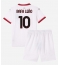 AC Milan Rafael Leao #10 Uit tenue voor kinderen 2024-25 Korte Mouwen (+ broek)