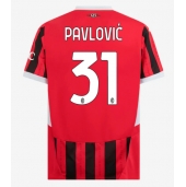 AC Milan Strahinja Pavlovic #31 Thuis tenue 2024-25 Korte Mouwen