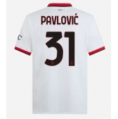 AC Milan Strahinja Pavlovic #31 Uit tenue 2024-25 Korte Mouwen