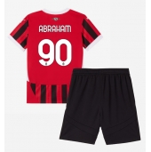 AC Milan Tammy Abraham #90 Thuis tenue voor kinderen 2024-25 Korte Mouwen (+ broek)