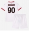 AC Milan Tammy Abraham #90 Uit tenue voor kinderen 2024-25 Korte Mouwen (+ broek)