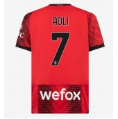 AC Milan Yacine Adli #7 Thuis tenue 2023-24 Korte Mouwen