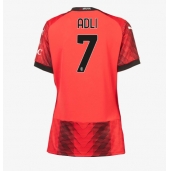 AC Milan Yacine Adli #7 Thuis tenue voor Dames 2023-24 Korte Mouwen