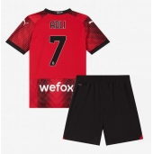 AC Milan Yacine Adli #7 Thuis tenue voor kinderen 2023-24 Korte Mouwen (+ broek)