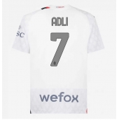 AC Milan Yacine Adli #7 Uit tenue 2023-24 Korte Mouwen