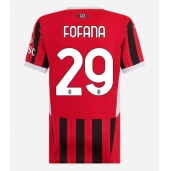 AC Milan Youssouf Fofana #29 Thuis tenue voor Dames 2024-25 Korte Mouwen