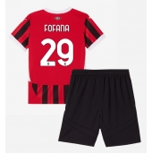 AC Milan Youssouf Fofana #29 Thuis tenue voor kinderen 2024-25 Korte Mouwen (+ broek)