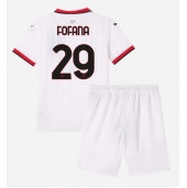 AC Milan Youssouf Fofana #29 Uit tenue voor kinderen 2024-25 Korte Mouwen (+ broek)