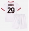 AC Milan Youssouf Fofana #29 Uit tenue voor kinderen 2024-25 Korte Mouwen (+ broek)