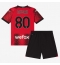 AC Milan Yunus Musah #80 Thuis tenue voor kinderen 2023-24 Korte Mouwen (+ broek)