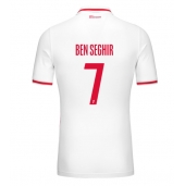 AS Monaco Eliesse Ben Seghir #7 Thuis tenue 2024-25 Korte Mouwen