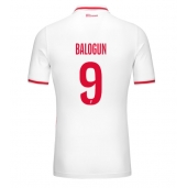 AS Monaco Folarin Balogun #9 Thuis tenue 2024-25 Korte Mouwen