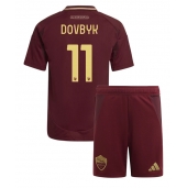 AS Roma Artem Dovbyk #11 Thuis tenue voor kinderen 2024-25 Korte Mouwen (+ broek)