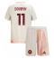 AS Roma Artem Dovbyk #11 Uit tenue voor kinderen 2024-25 Korte Mouwen (+ broek)