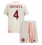 AS Roma Bryan Cristante #4 Uit tenue voor kinderen 2024-25 Korte Mouwen (+ broek)