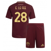 AS Roma Enzo Le Fee #28 Thuis tenue voor kinderen 2024-25 Korte Mouwen (+ broek)