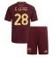 AS Roma Enzo Le Fee #28 Thuis tenue voor kinderen 2024-25 Korte Mouwen (+ broek)