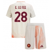 AS Roma Enzo Le Fee #28 Uit tenue voor kinderen 2024-25 Korte Mouwen (+ broek)