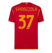 AS Roma Leonardo Spinazzola #37 Thuis tenue 2023-24 Korte Mouwen