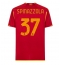 AS Roma Leonardo Spinazzola #37 Thuis tenue 2023-24 Korte Mouwen