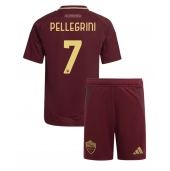 AS Roma Lorenzo Pellegrini #7 Thuis tenue voor kinderen 2024-25 Korte Mouwen (+ broek)