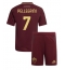 AS Roma Lorenzo Pellegrini #7 Thuis tenue voor kinderen 2024-25 Korte Mouwen (+ broek)