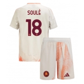 AS Roma Matias Soule #18 Uit tenue voor kinderen 2024-25 Korte Mouwen (+ broek)