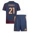 AS Roma Paulo Dybala #21 Derde tenue voor kinderen 2024-25 Korte Mouwen (+ broek)