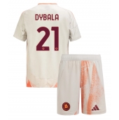 AS Roma Paulo Dybala #21 Uit tenue voor kinderen 2024-25 Korte Mouwen (+ broek)