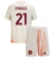 AS Roma Paulo Dybala #21 Uit tenue voor kinderen 2024-25 Korte Mouwen (+ broek)