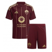 AS Roma Thuis tenue voor kinderen 2024-25 Korte Mouwen (+ broek)