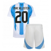 Argentinië Alexis Mac Allister #20 Thuis tenue voor kinderen Copa America 2024 Korte Mouwen (+ broek)