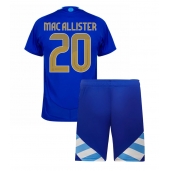 Argentinië Alexis Mac Allister #20 Uit tenue voor kinderen Copa America 2024 Korte Mouwen (+ broek)