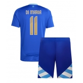 Argentinië Angel Di Maria #11 Uit tenue voor kinderen Copa America 2024 Korte Mouwen (+ broek)