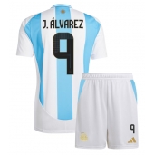 Argentinië Julian Alvarez #9 Thuis tenue voor kinderen Copa America 2024 Korte Mouwen (+ broek)